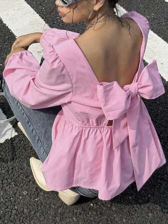 Shein  Blouse a volant 