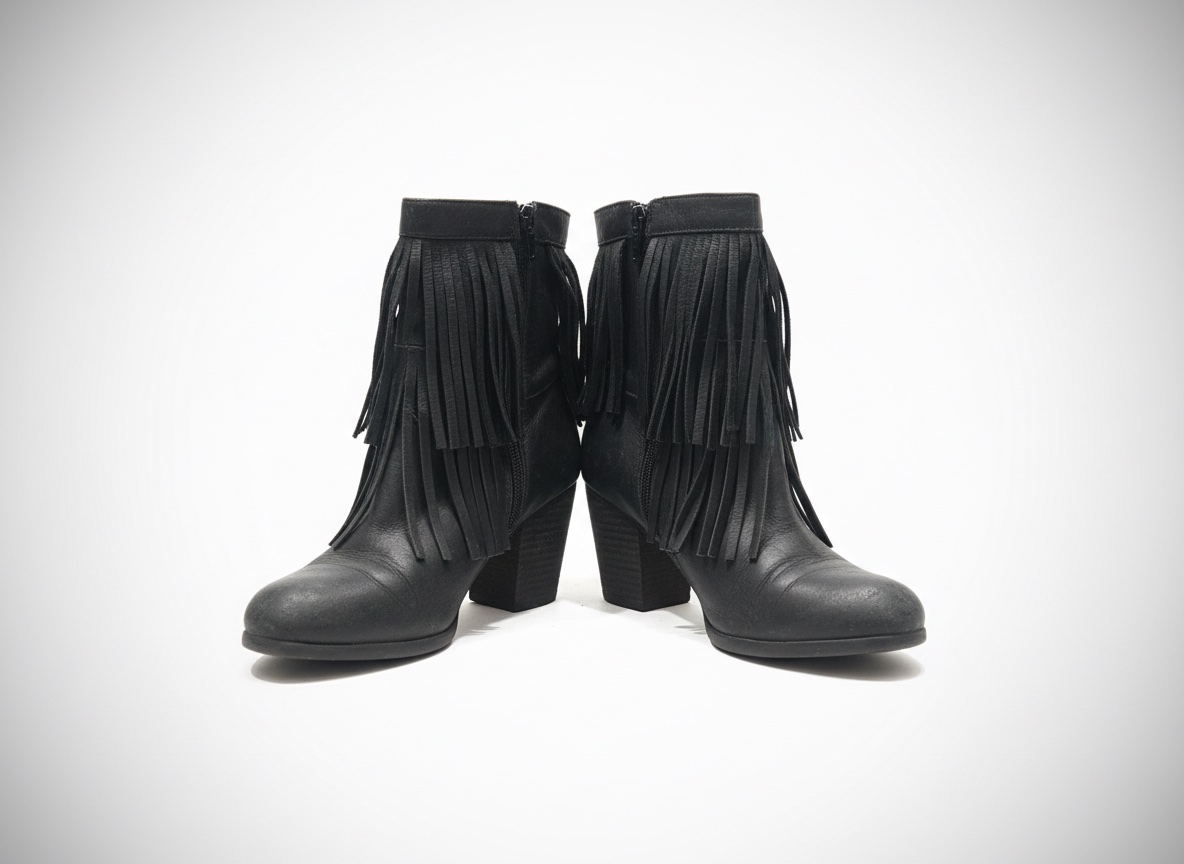 Fringe boots 
