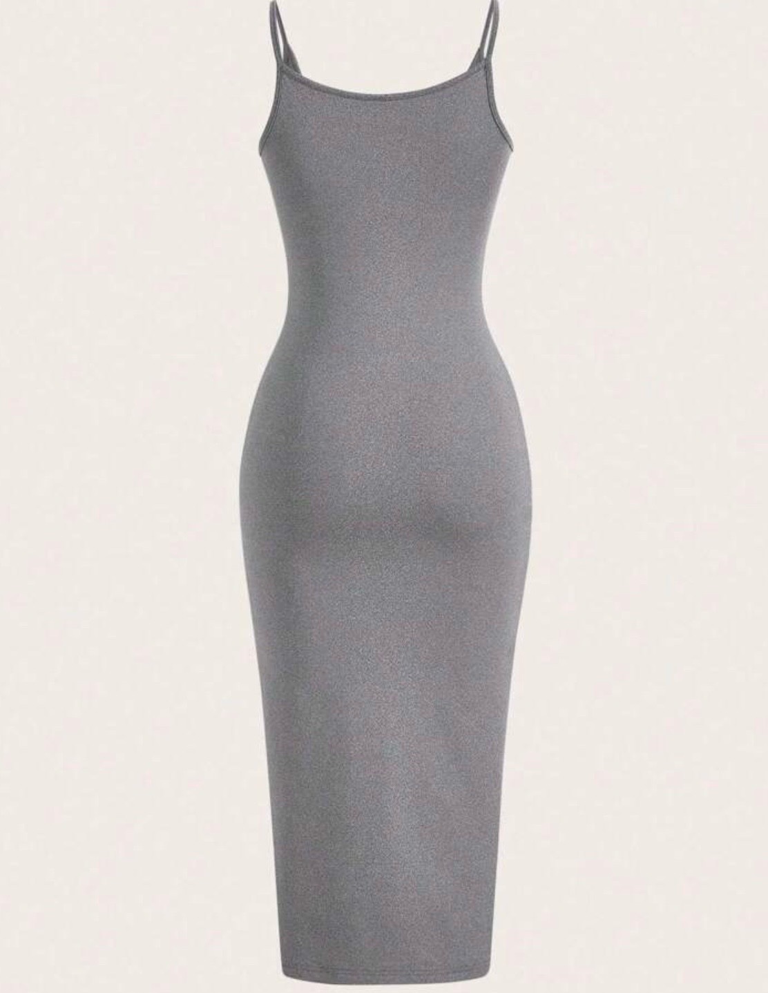 Robe moulante gris 