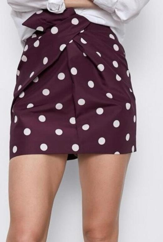 Jupe zara pointillé 