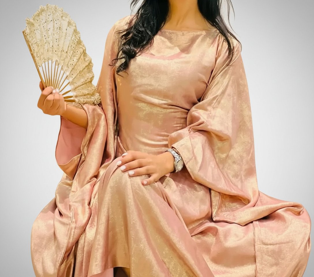 Abaya  métalisée