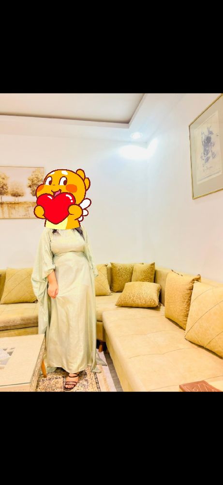 Robe  métalisé    style  abaya