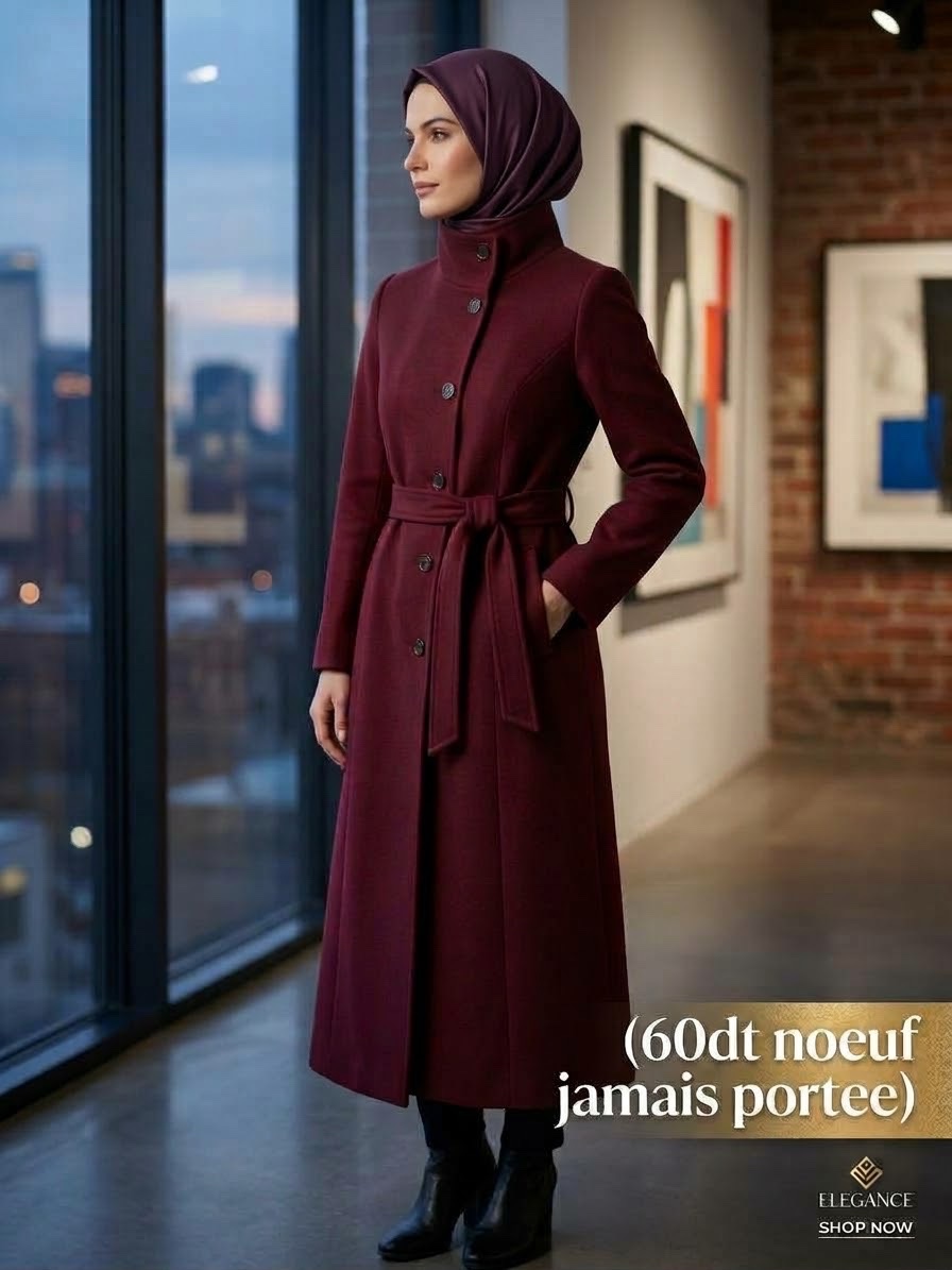 Manteau Velour Rouge 🥰🥰✅✨ Jdiiid Jamais porté 