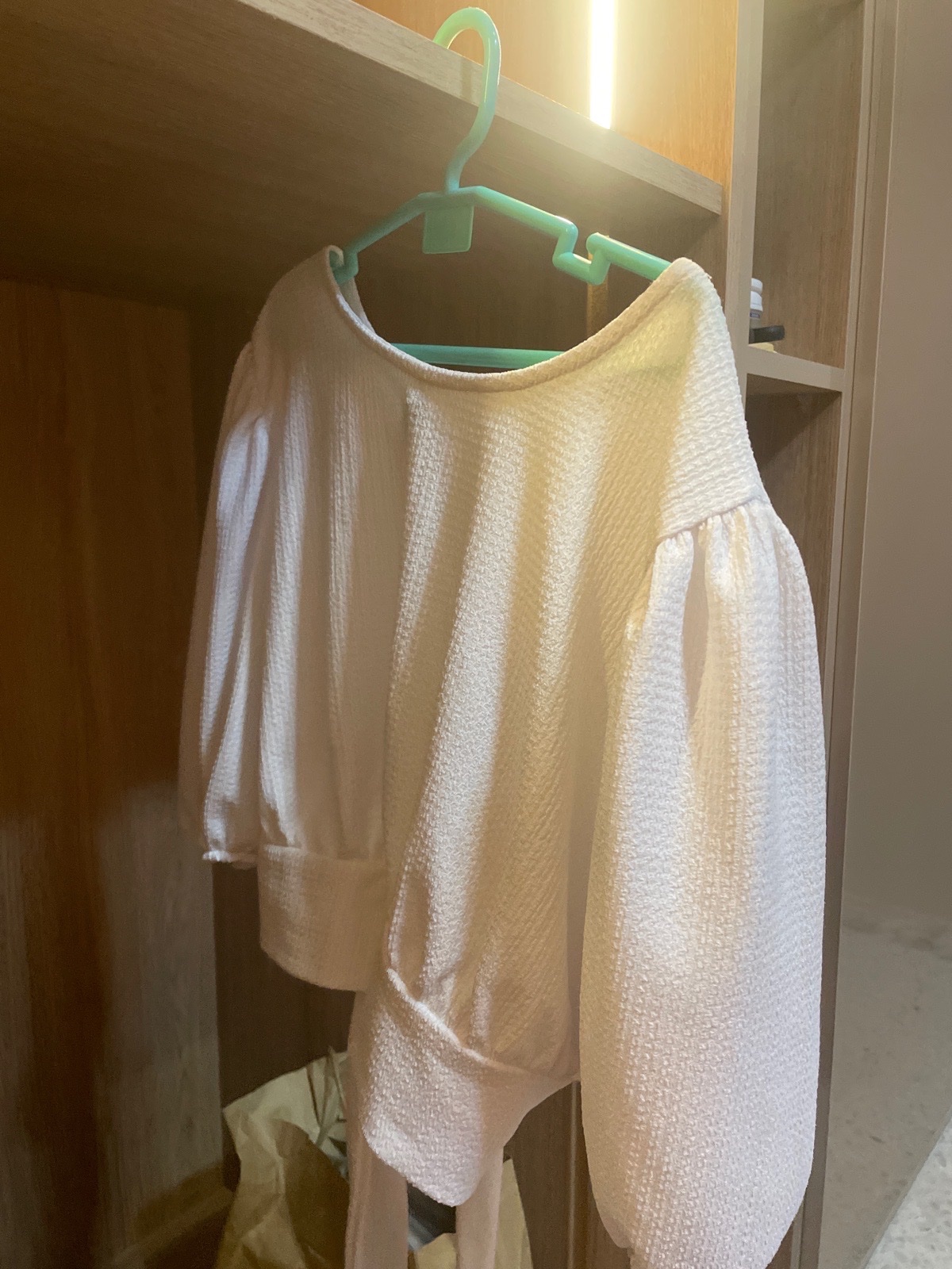 Crop top blanc