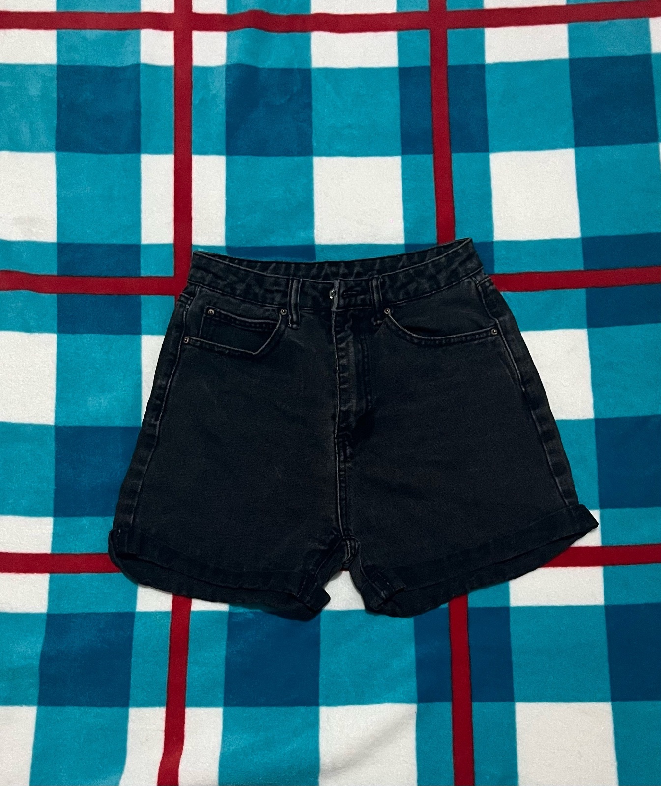 Short jean noir 