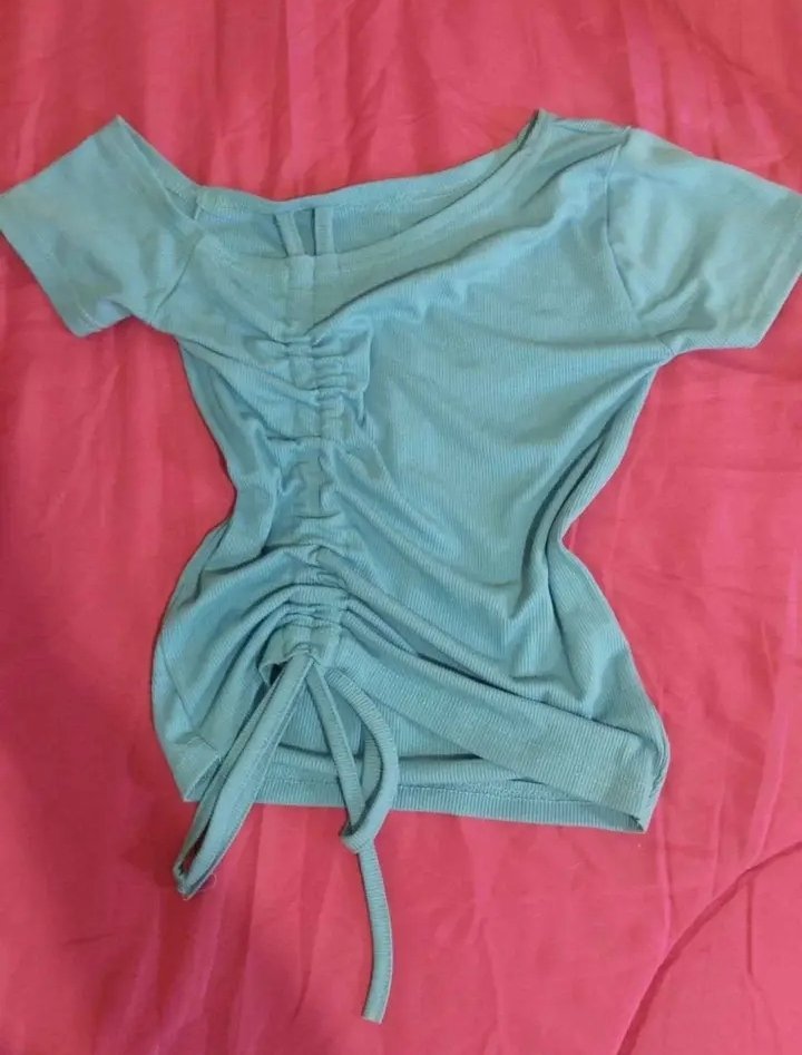 Pull turquoise taille s & m