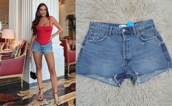 Short jeans la marque zara💙