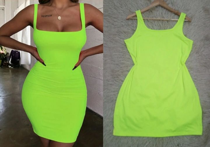 Robe fluo vert💚
