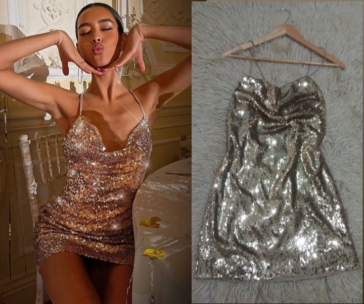 Robe paillettes 
