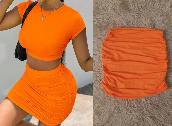 Jupe orange
