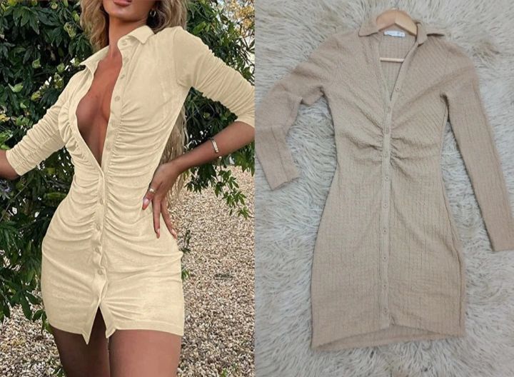 Robe élégante beige 🤎