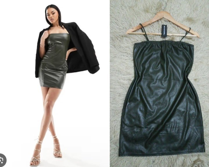 Robe cuir 