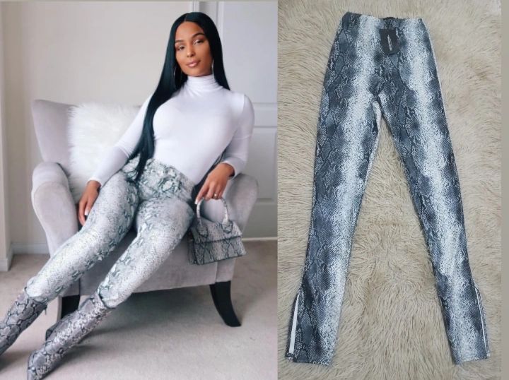 Legging cuir