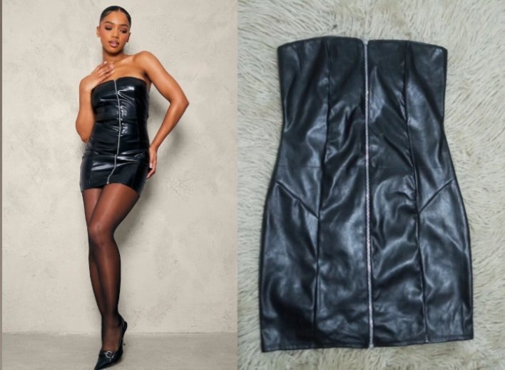 Robe cuir