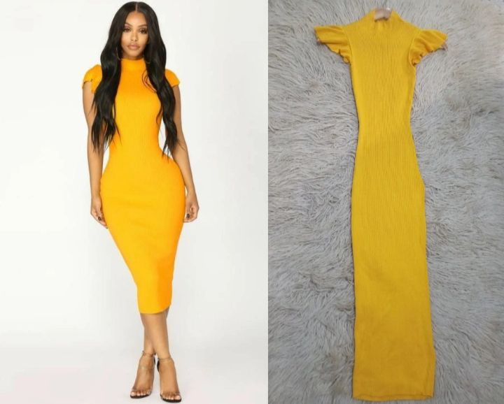 Robe moulante 💛