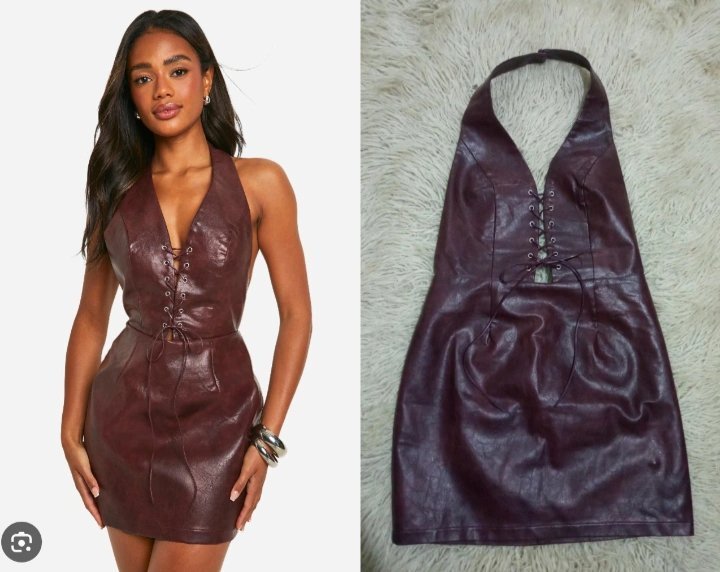 Robe cuir sexy