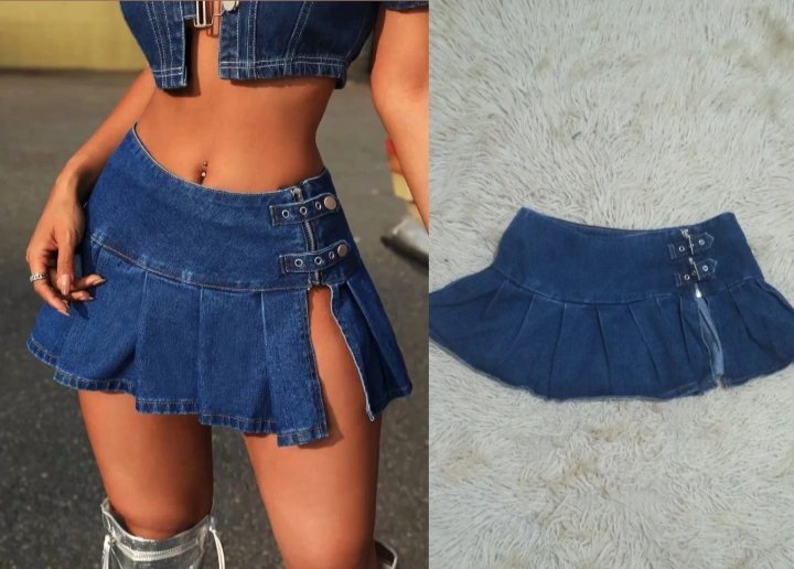 Jupe jeans