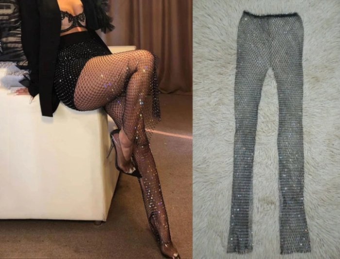 Legging paillettes 