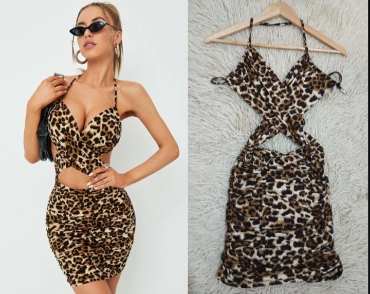 Robe léopard la marque shein 