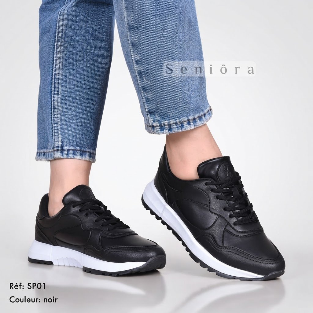 Baskets noires de la marque Seniõra