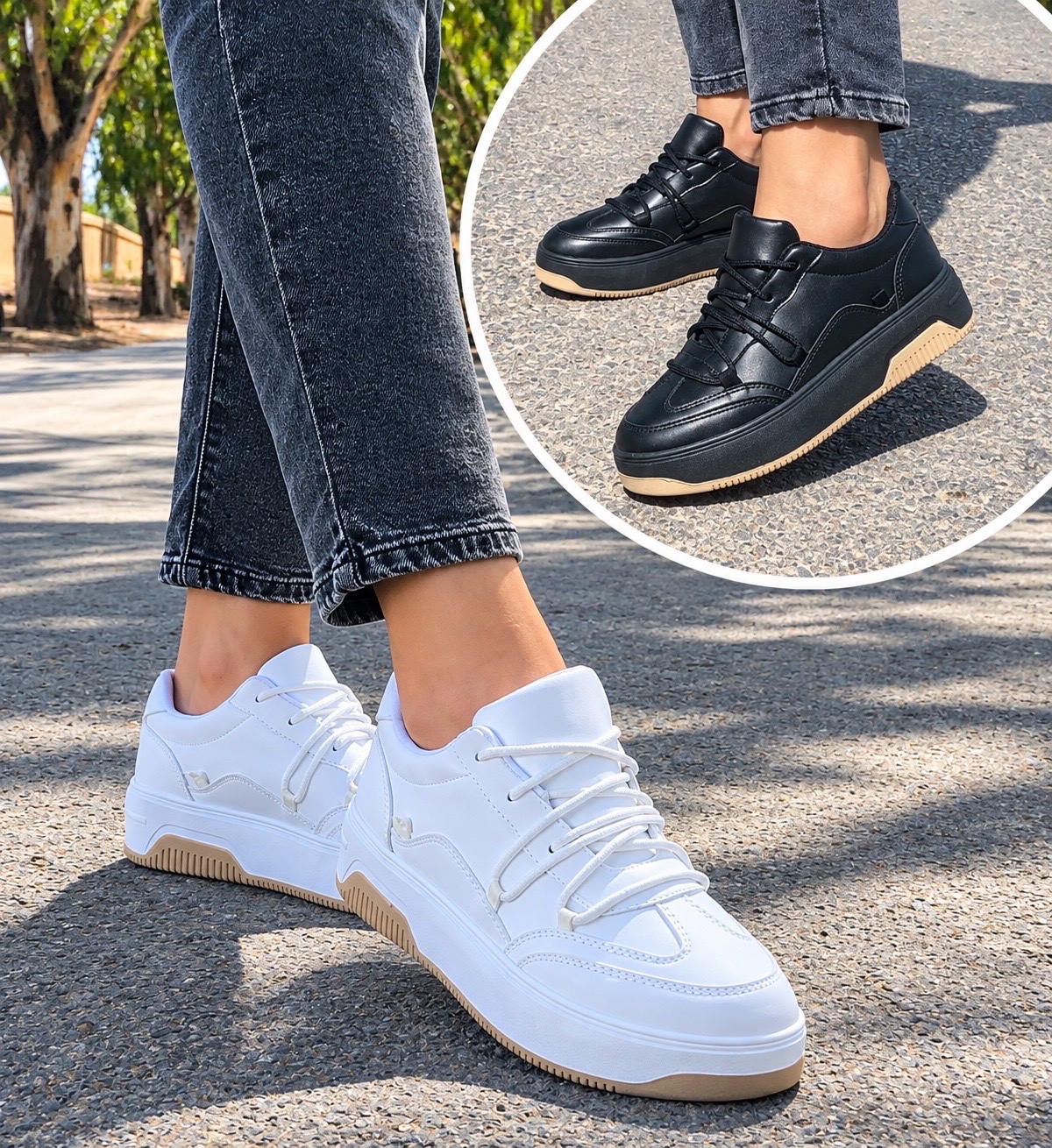 Baskets En noir