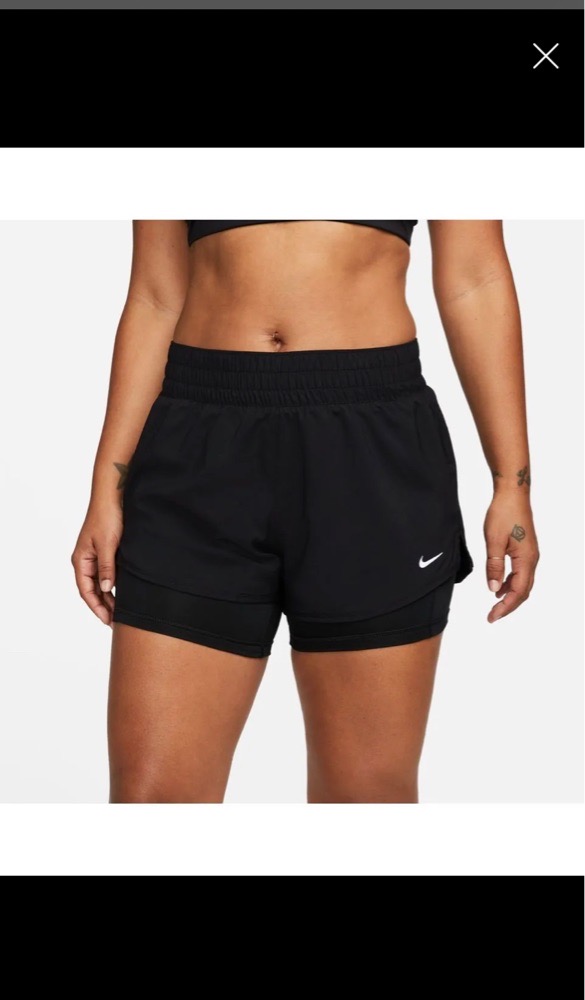 Short de sport Nike noir