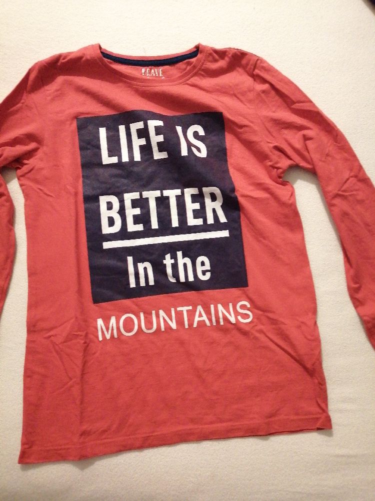 Pull rouge taille 14 ans