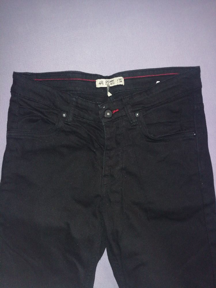 pantalon homme HA jean denim noir taille 38 