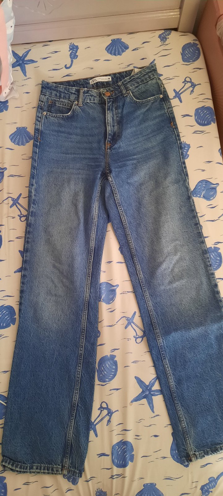 Pantalon large zara 