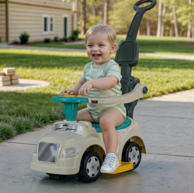 (Dolu) Porteur forme voiture 3en1 pour enfants  