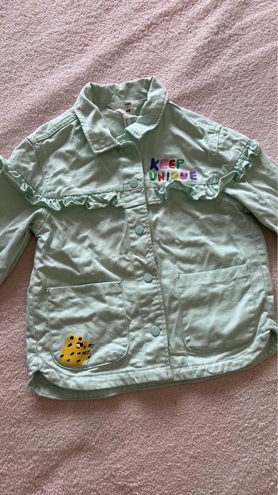 Veste en denim💕💚💜🩵💙