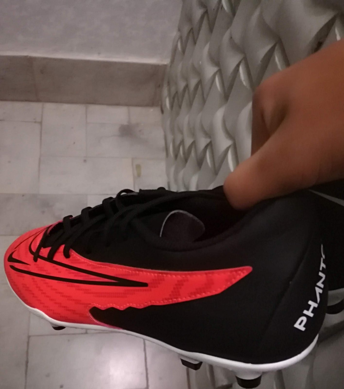 Nike phantom gx rouge &noir