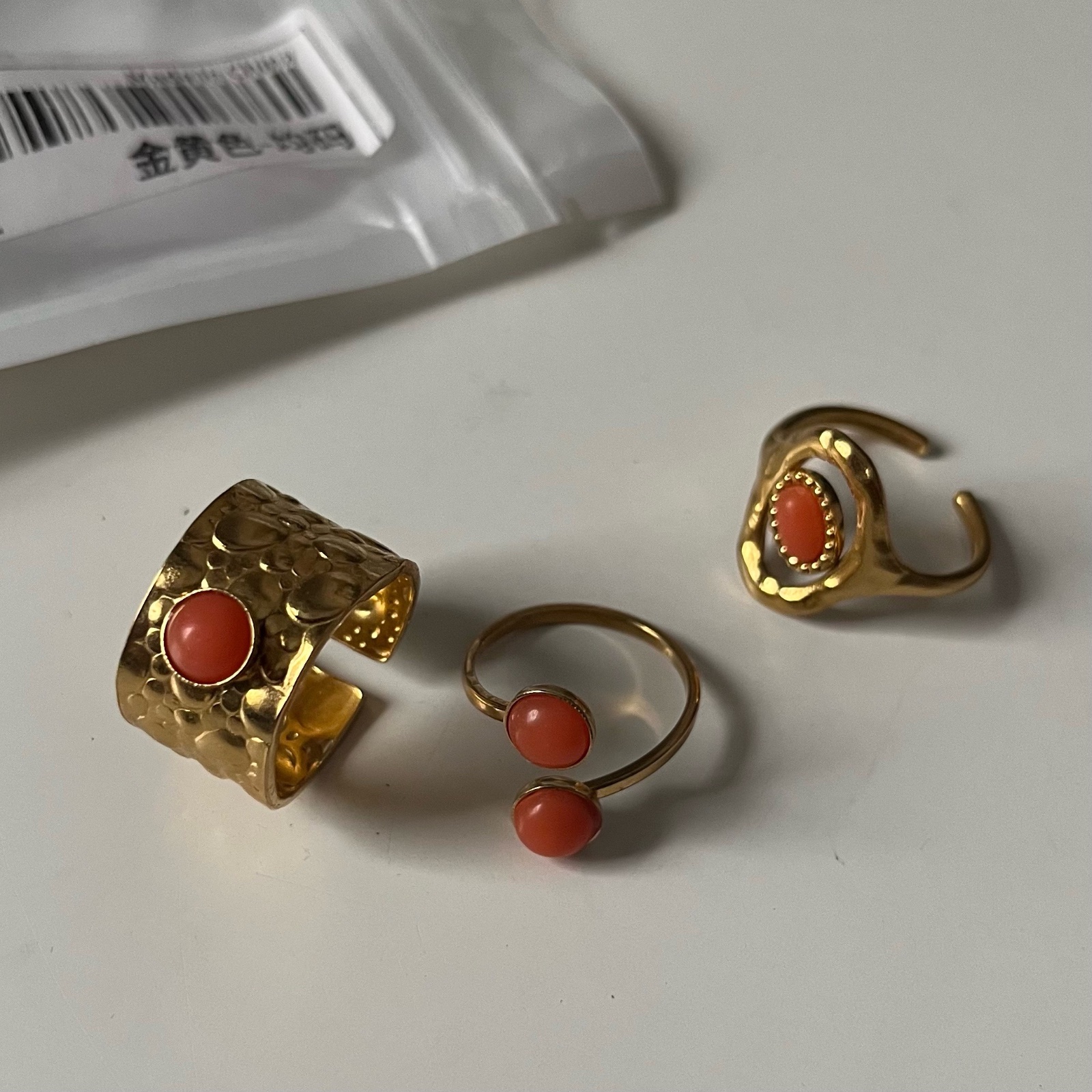 Lot de 3 bagues – prix d’une seule ✨