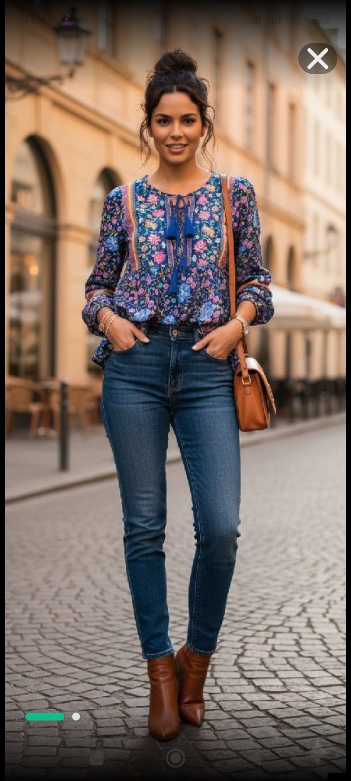 Chemise fleurie