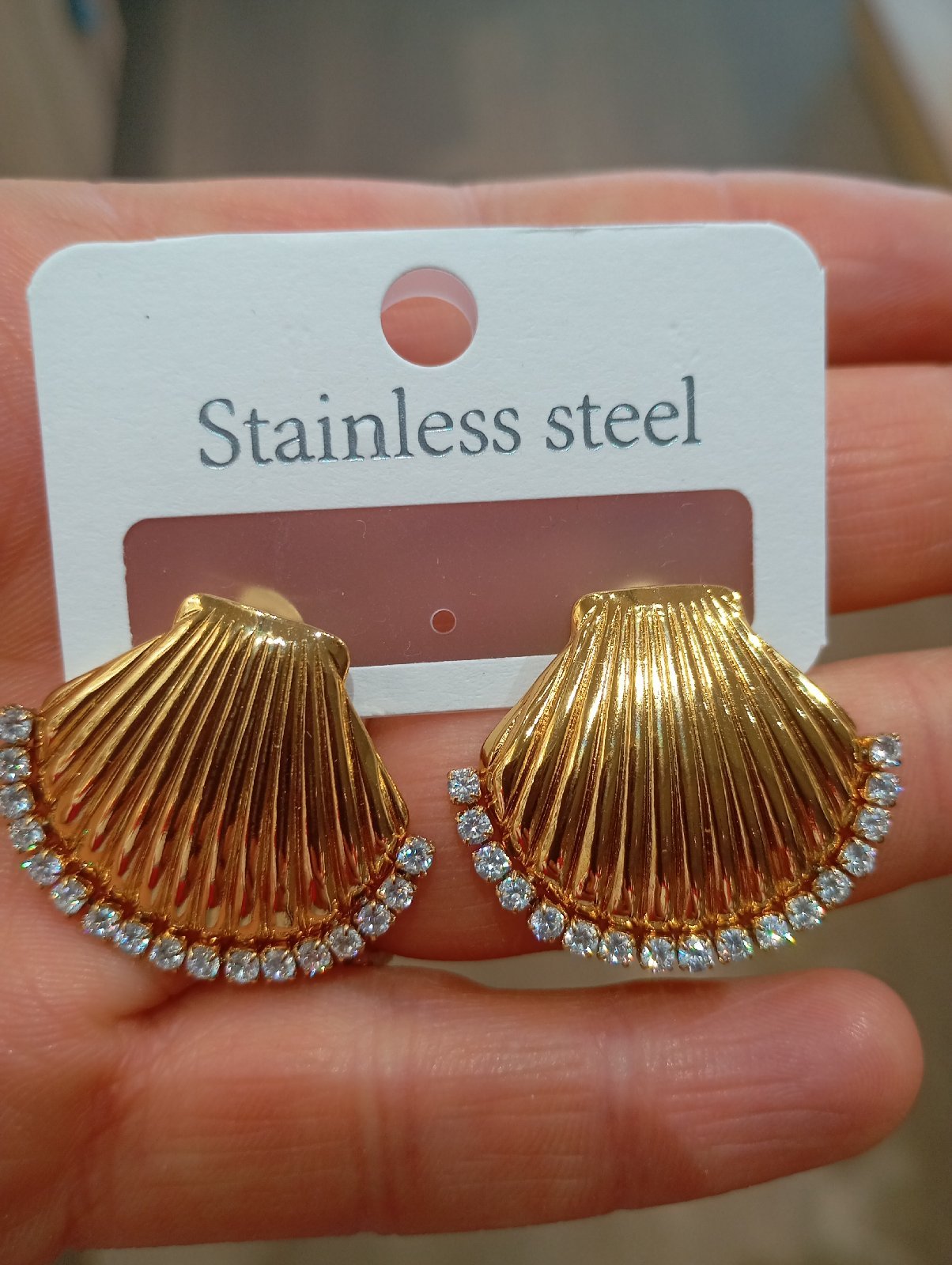 Boucles d'oreilles acier inoxydable 