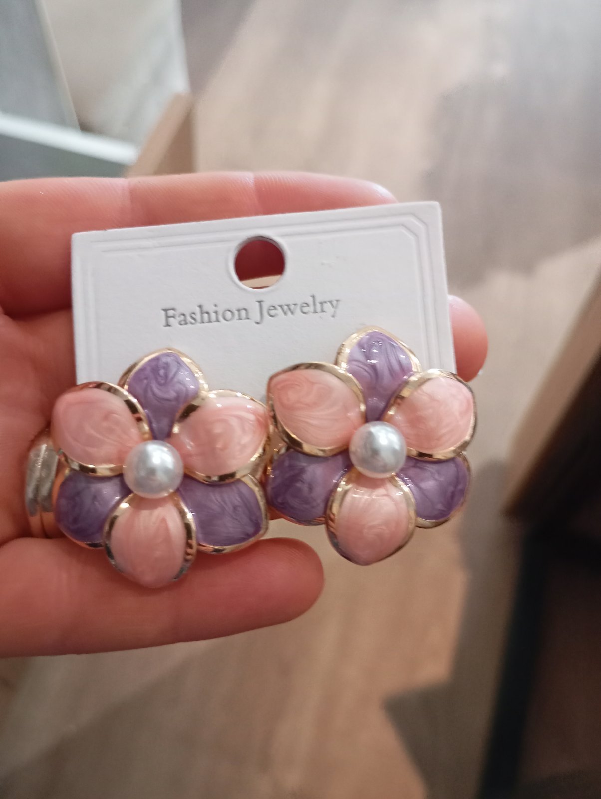 Boucles d'oreilles fleurs 