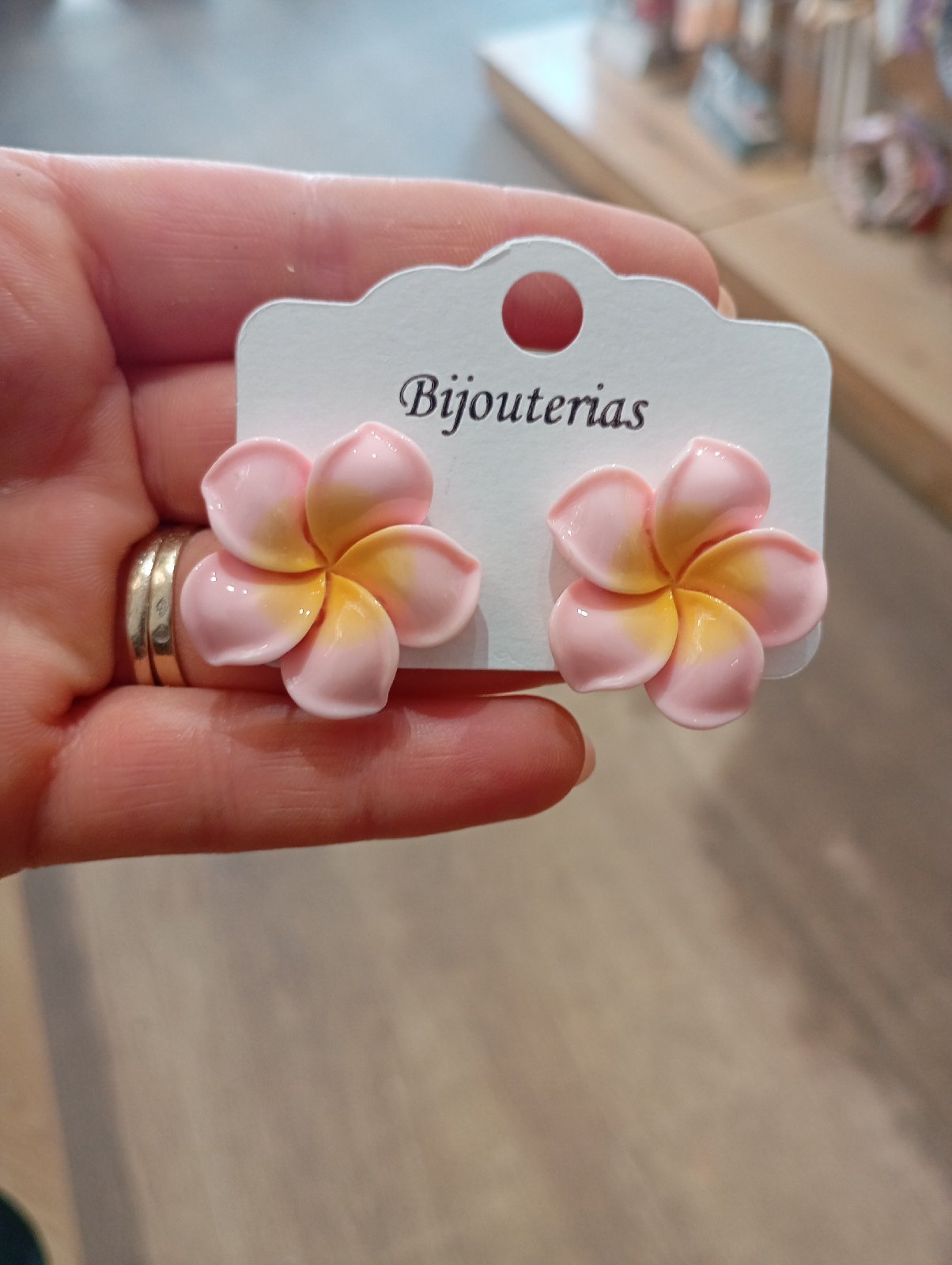 Boucles d'oreilles fleurs 