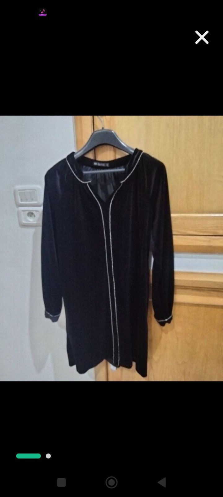 Robe velours 