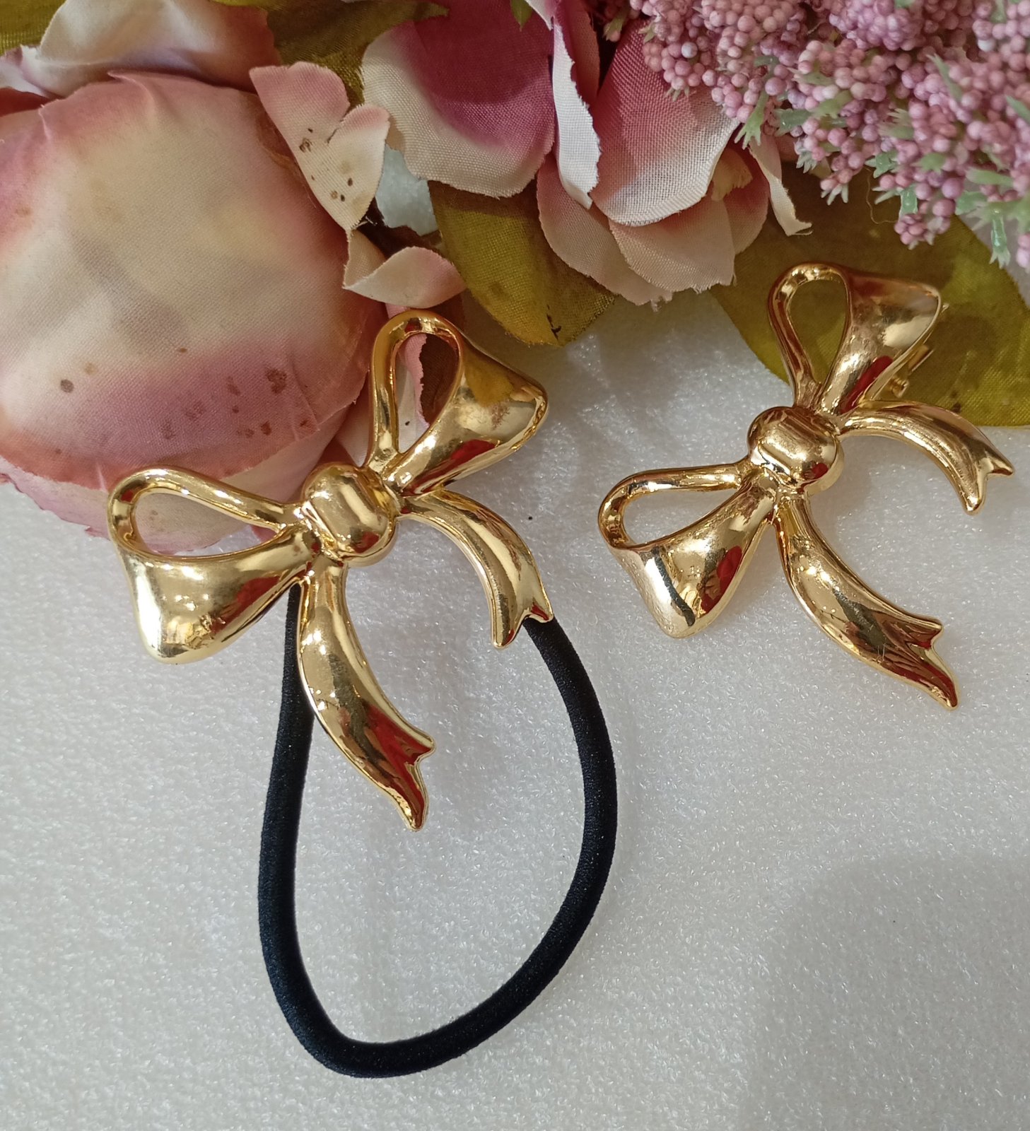 Pince +élastique cheveux 