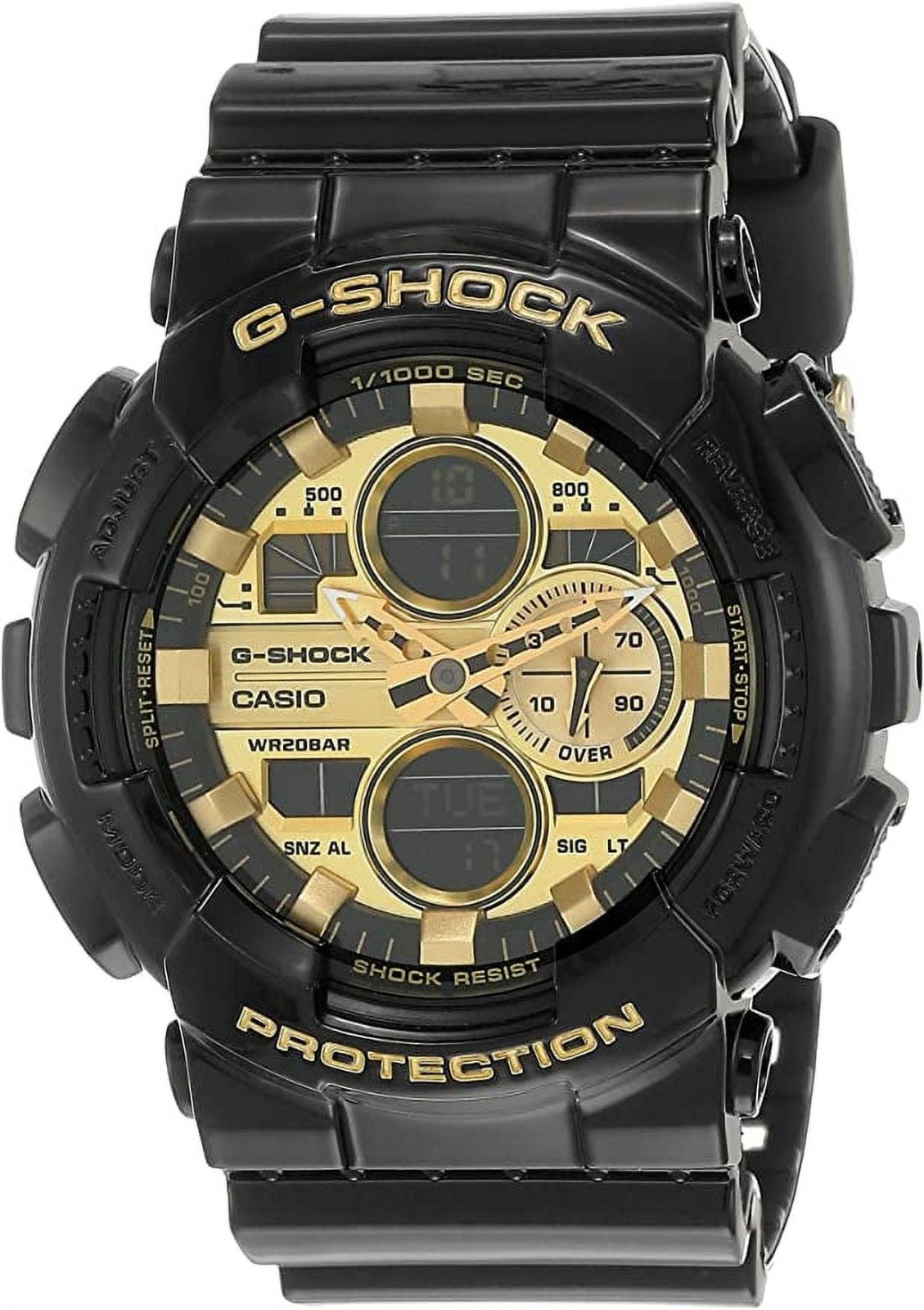 Casio Mens GA-140GB-1A1DR G-Shock 55mm Quartz Watch GA140GB-1A1