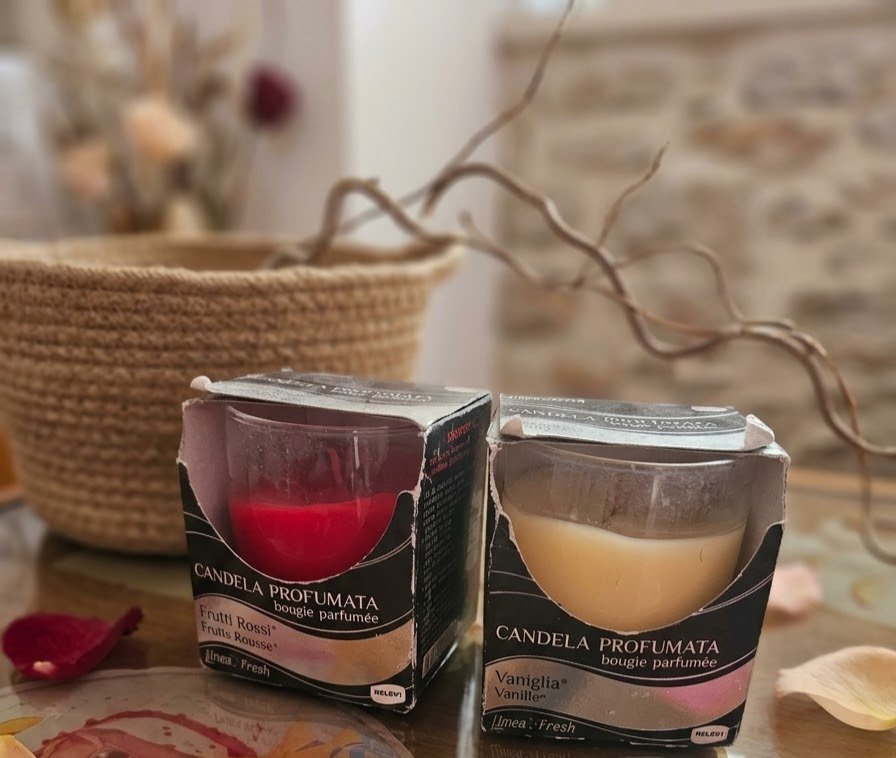 Bougies parfumées italiennes de luxe - Coffret « Frutti Rossi » et « Vaniglia » 🇮🇹🇮🇹