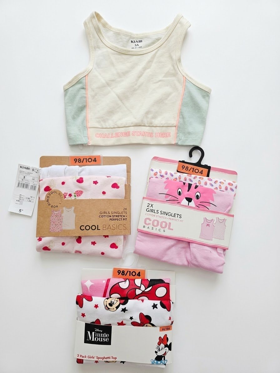 Lot de tops et débardeurs fille Kiabi & Disney - NEUF (3-4 ans)