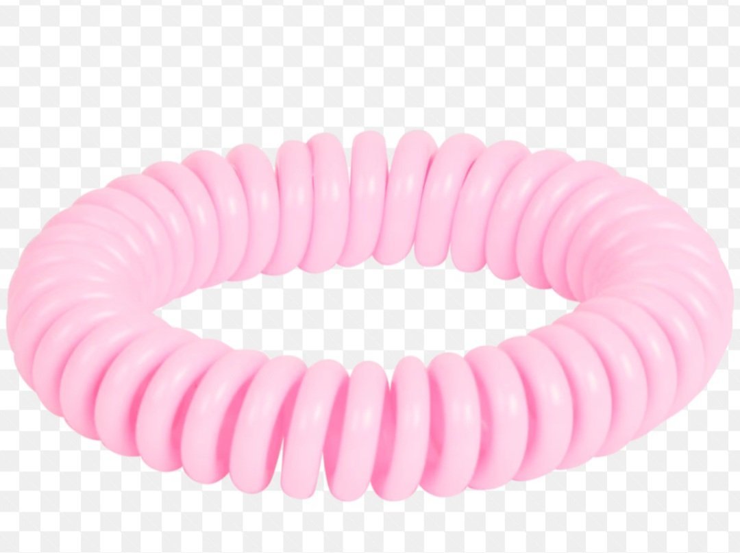Lot de 2 bracelets anti-moustiques roses à la citronnelle Betty’s Nature (Neufs)