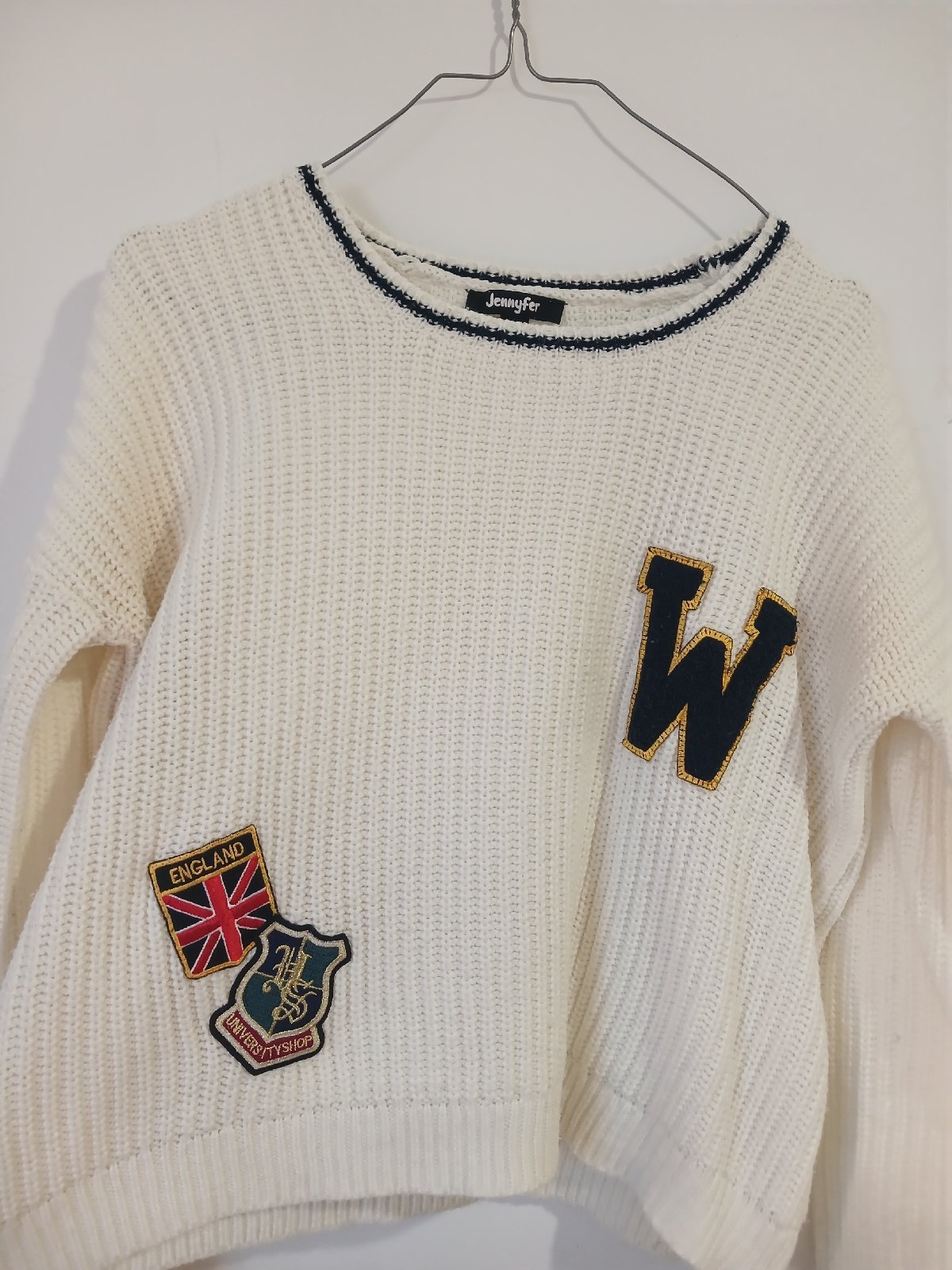 Un pull blanc 