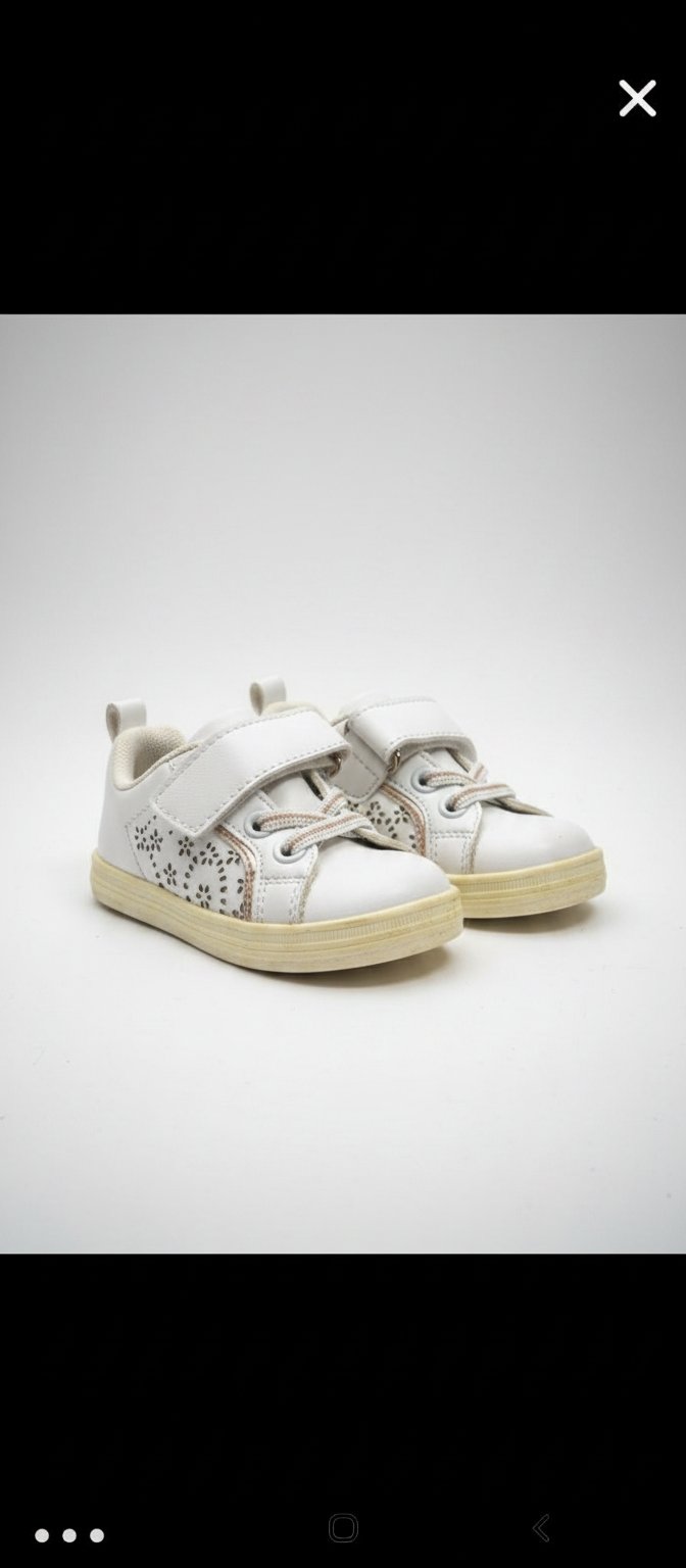 Chaussure fille blanc