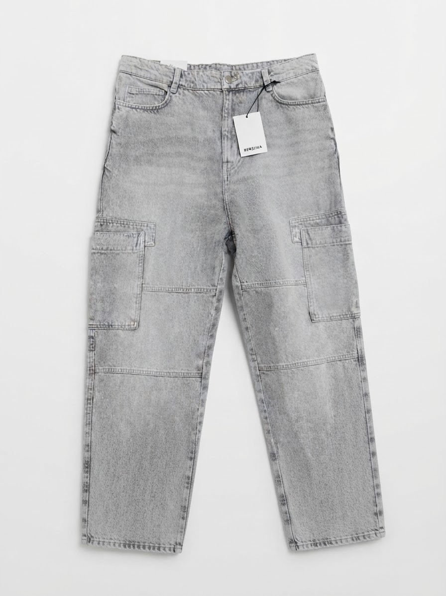 Jean gris bershka
