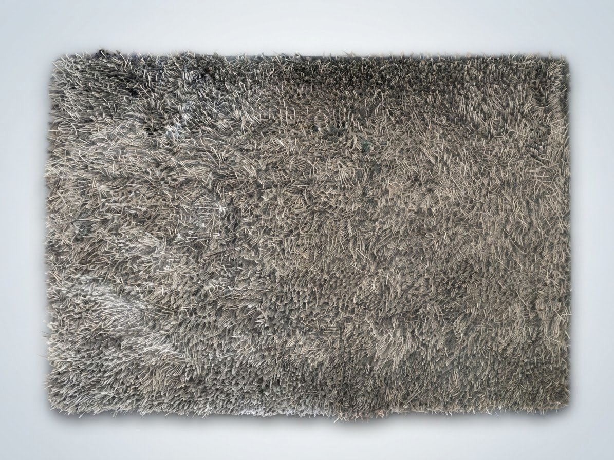  tapis caniche de trois pièces gris métallisé cosmo