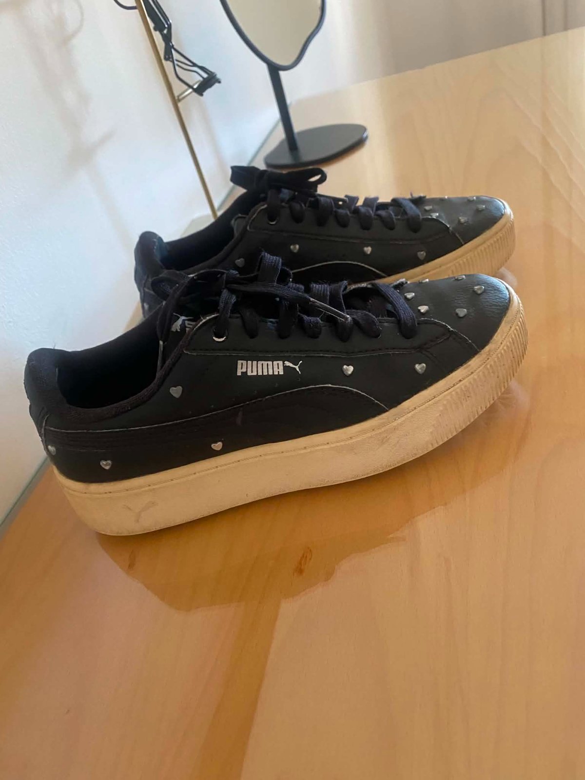 Baskets puma en cuir sans défauts