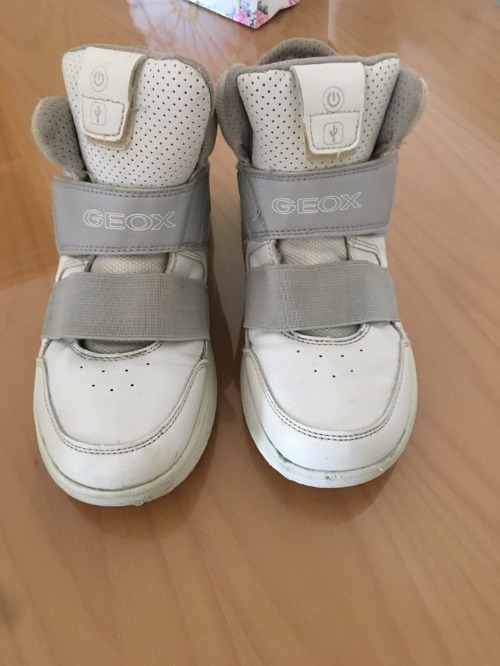 Baskets geox en cuir