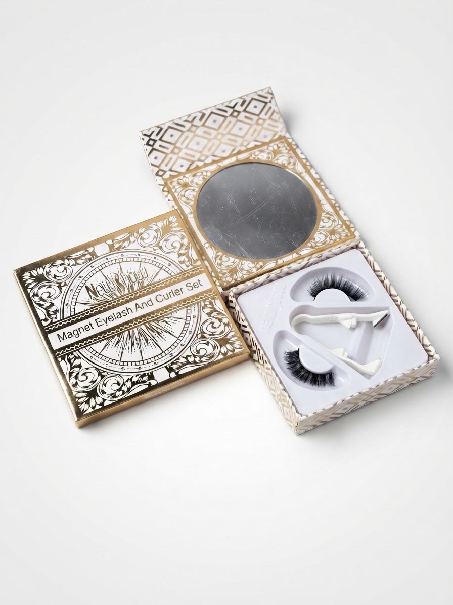New show magnet eyelash and curler set 